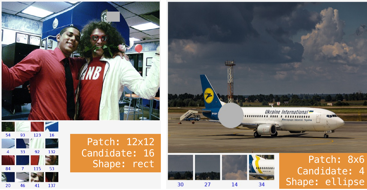 Examples of MPF instances under two configurations.